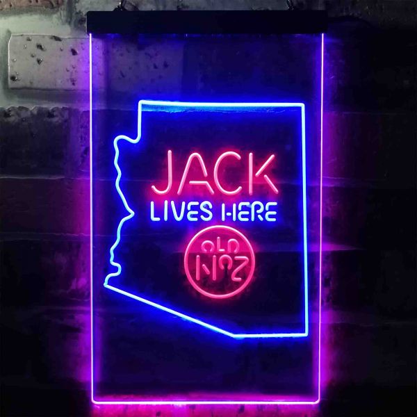 Jack Daniel's - Arizona Dual LED Neon Light Sign